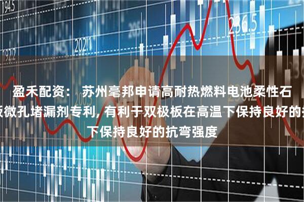 盈禾配资： 苏州毫邦申请高耐热燃料电池柔性石墨双极板微孔堵漏剂专利, 有利于双极板在高温下保持良好的抗弯强度